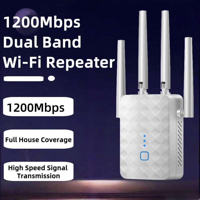 Home Security Wireless - Wzmacniacz sygnału WiFi Dual Band 1200Mbps