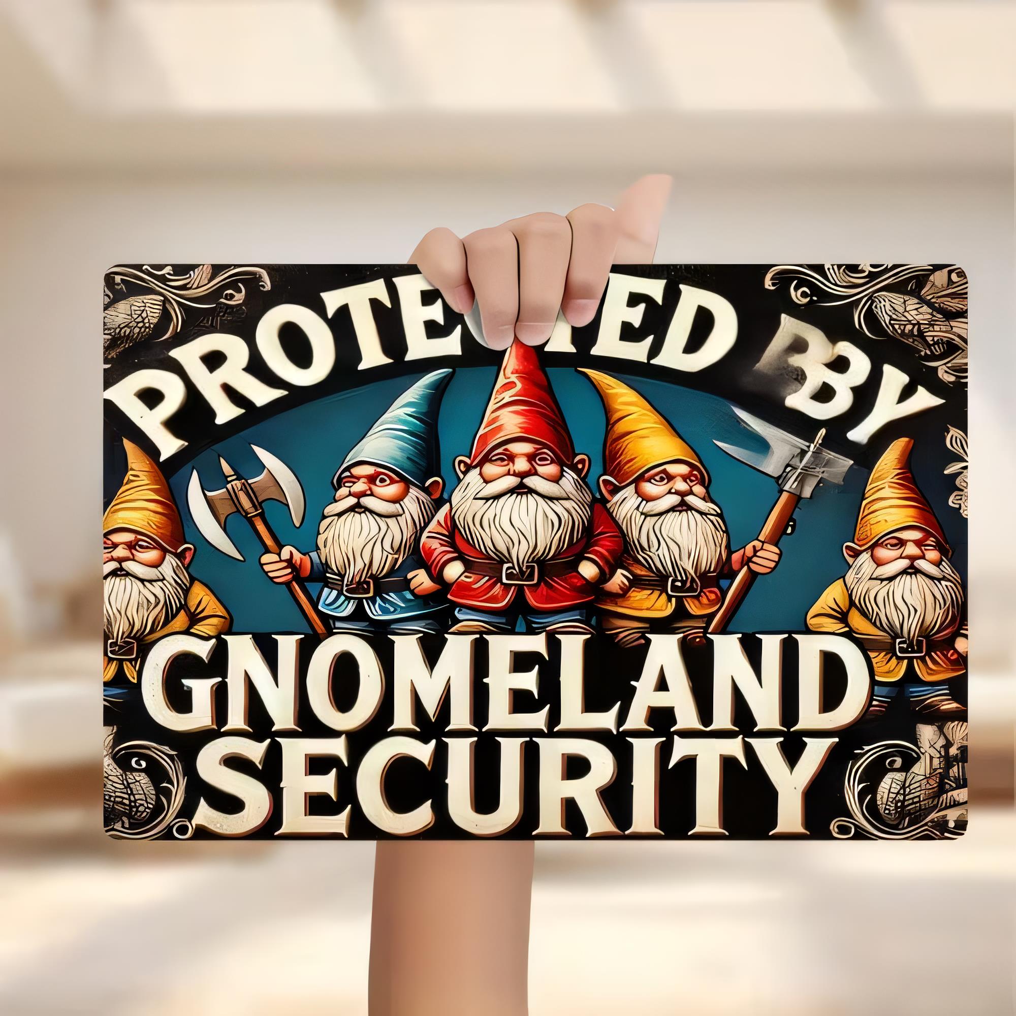 Home Security Bars - Tabliczka z metalu, chroniona przez Straż