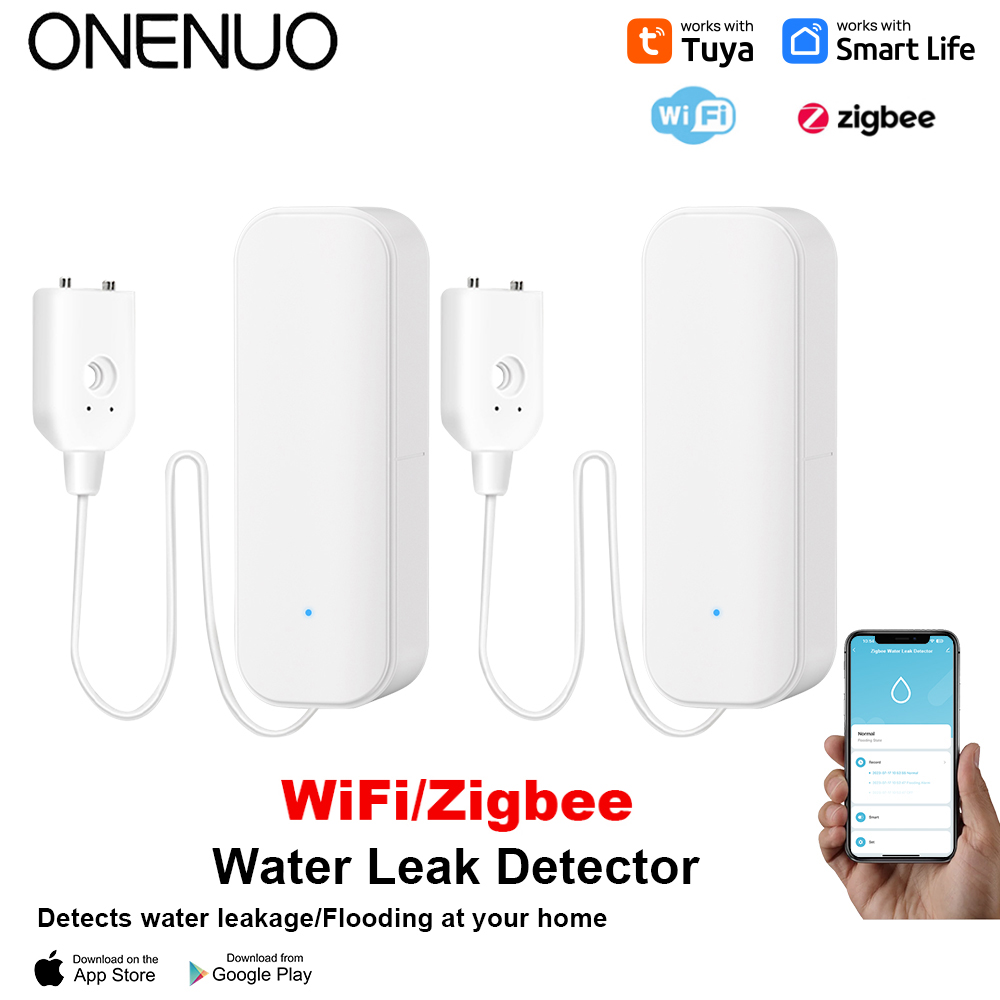 Home Security And Monitoring - WiFi/Zigbee czujnik wody Tuya Alarm wycieku