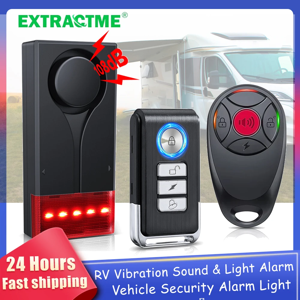 Home Security Wireless - Alarm samochodowy Extractme RV 108dB, alarm
