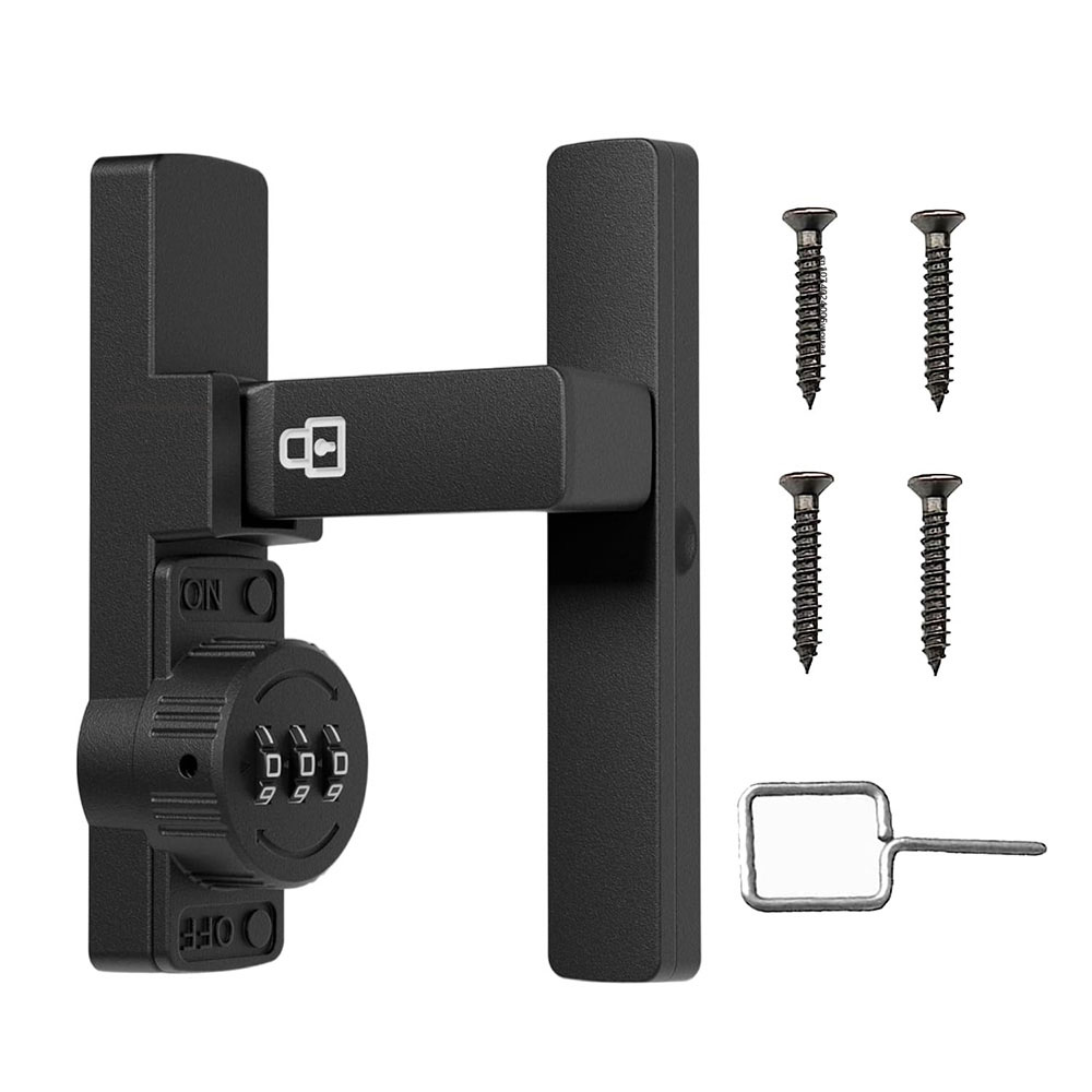Home Security Door Lock - Zamek do drzwi przesuwnych, 3-cyfrowy zamek