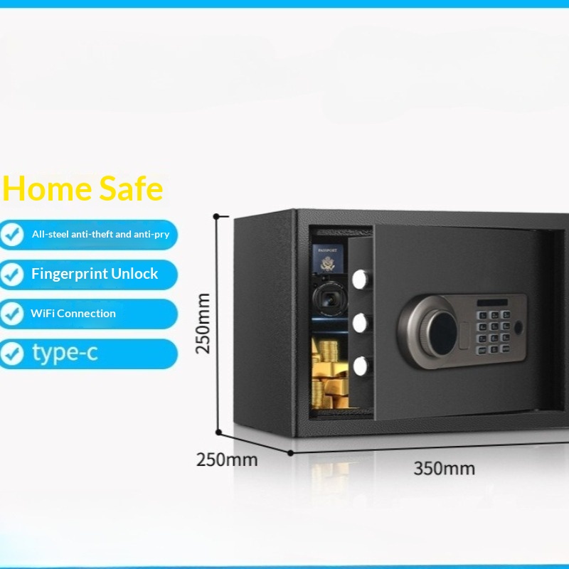 Home Security Safe - Elektroniczny sejf na hasło 25 cm