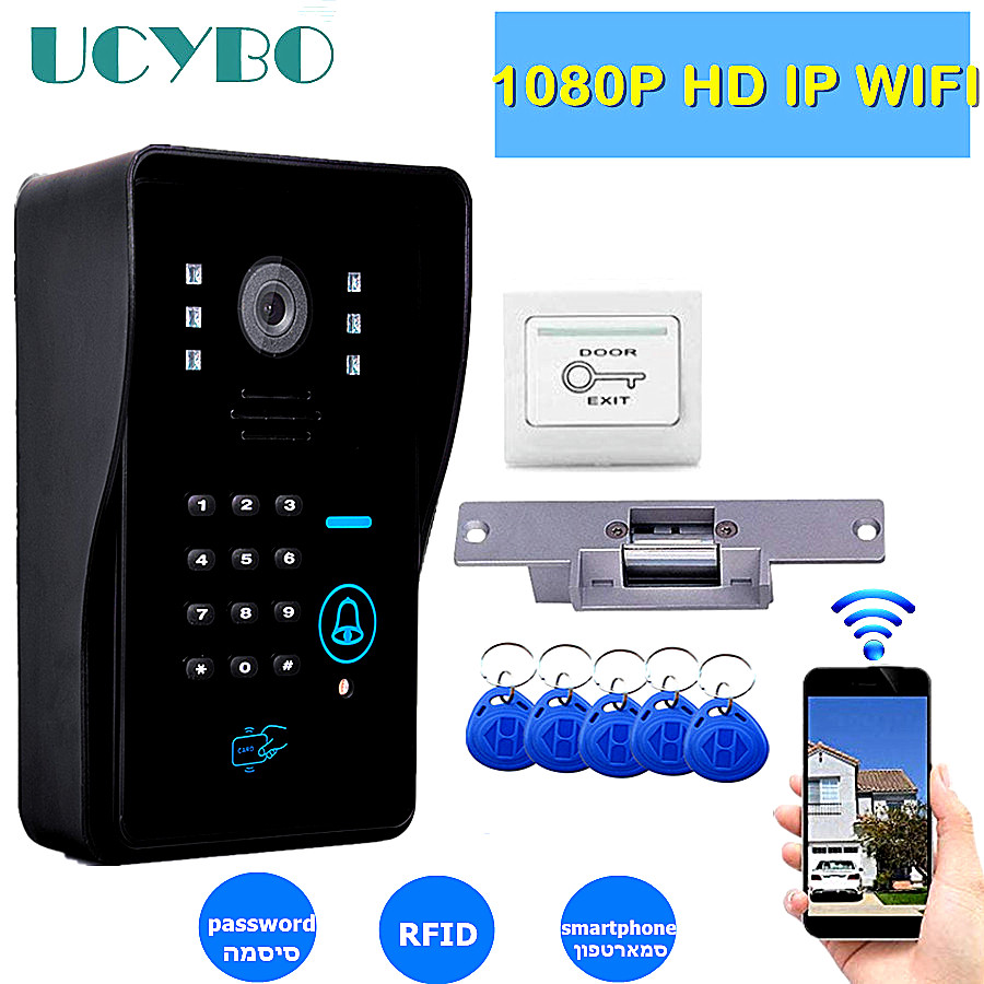 Home Security Uk - IP wideodzwonek wifi kamera domofon 1080p
