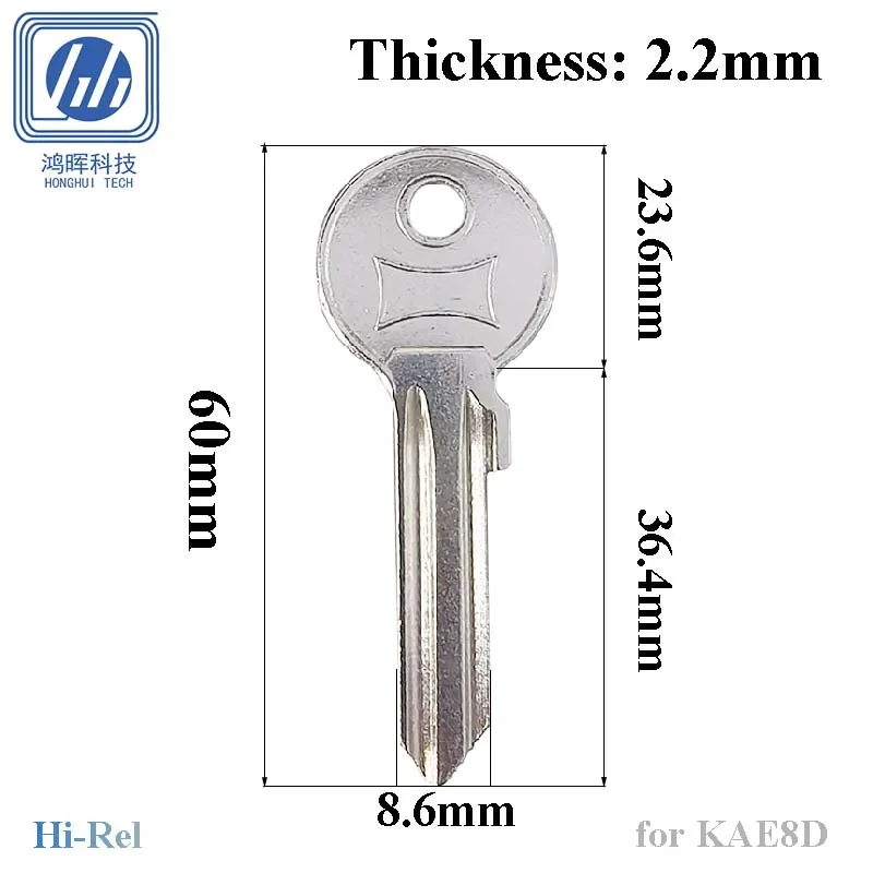Home Security Door Lock - 5-100 sztuk kluczy surowych Kale KAE8D,