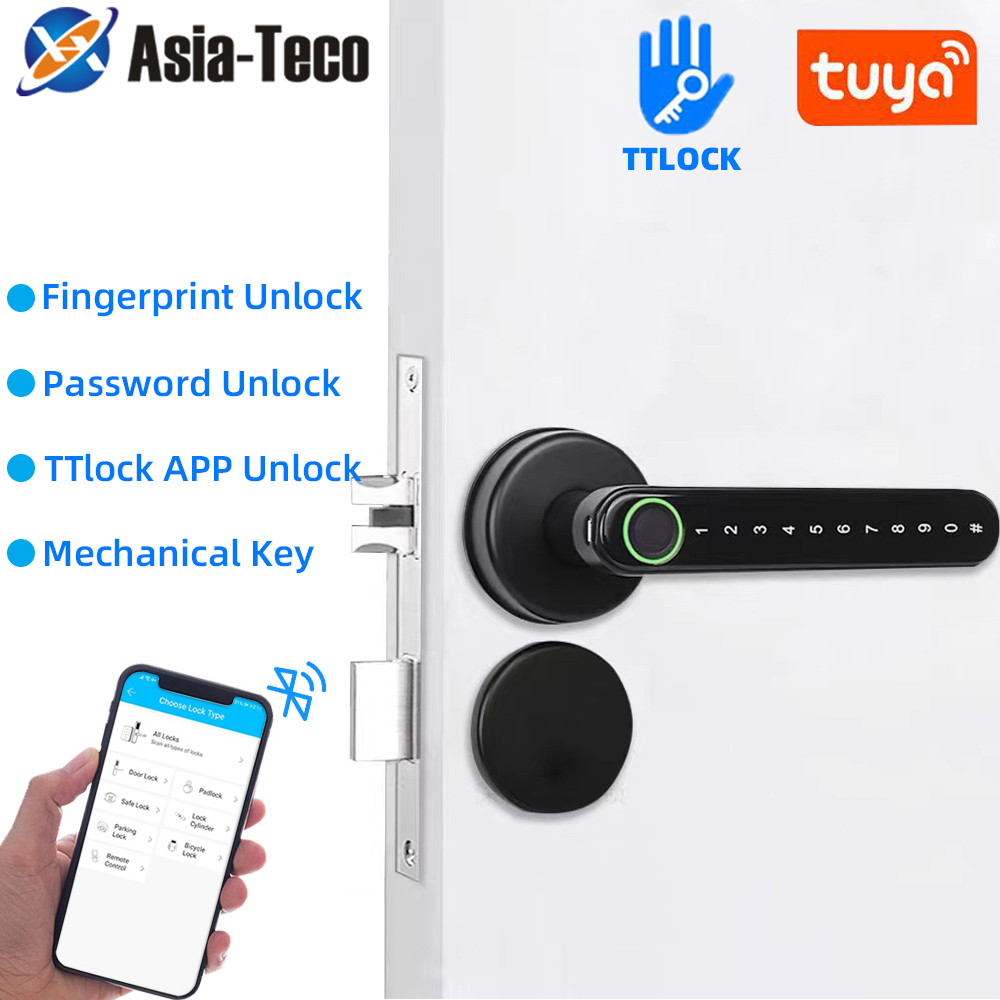 Home Security Door Lock - TTLock Inteligentna blokada linii papilarnych Bluetooth