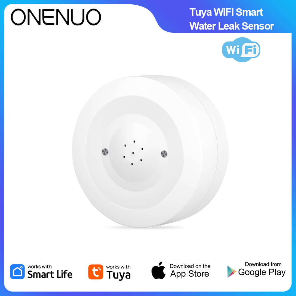 Home Security And Monitoring - Czujnik wycieku wody ONENUO WiFi Tuya,