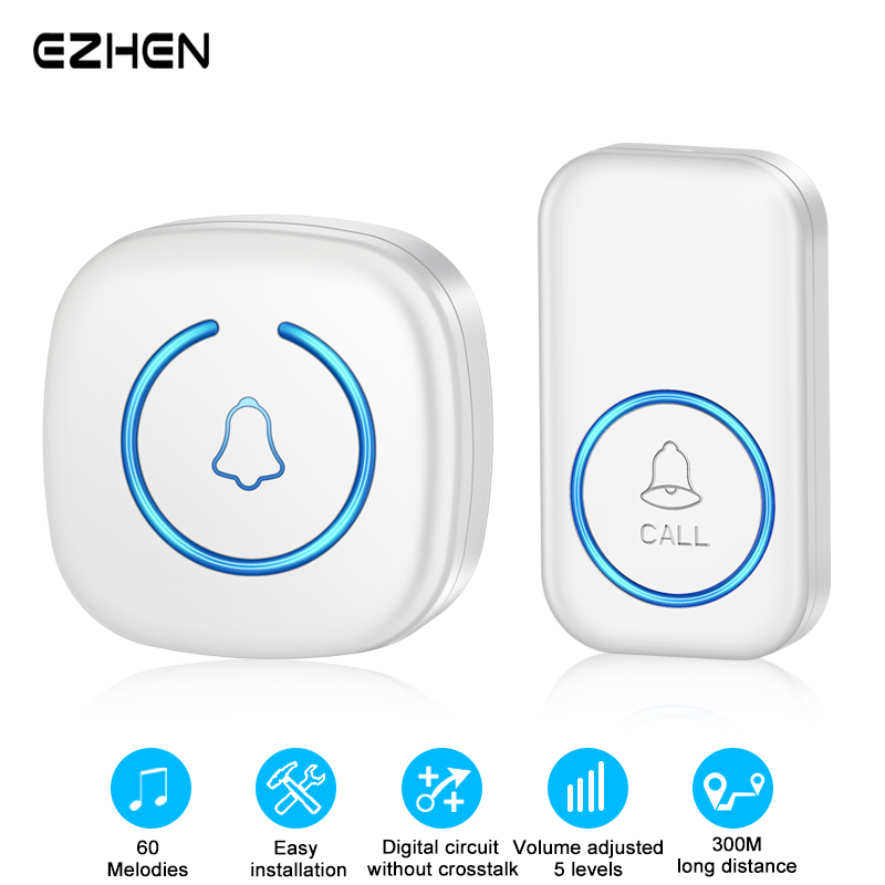 Home Security Bell - EZHEN Inteligentny bezprzewodowy dzwonek do drzwi