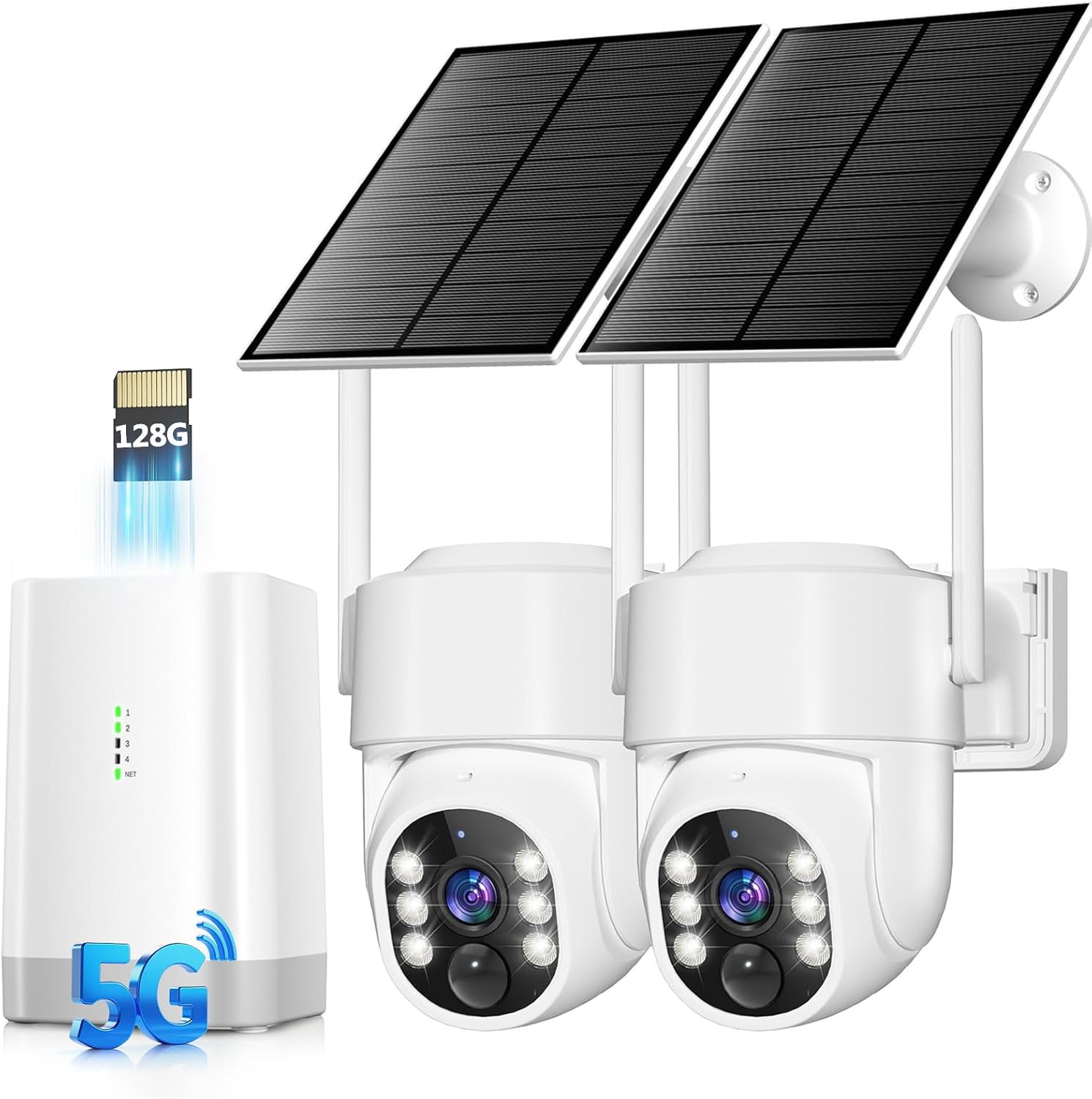 Home Security Cameras No Subscription - Bezprzewodowe kamery bezpieczeństwa zasilane energią słoneczną