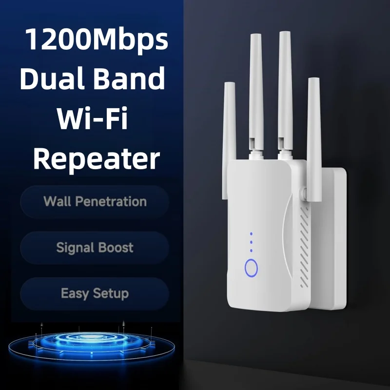 Home Security Wireless - Wzmacniacz sygnału WiFi Dual Band 2.4G/5GHz