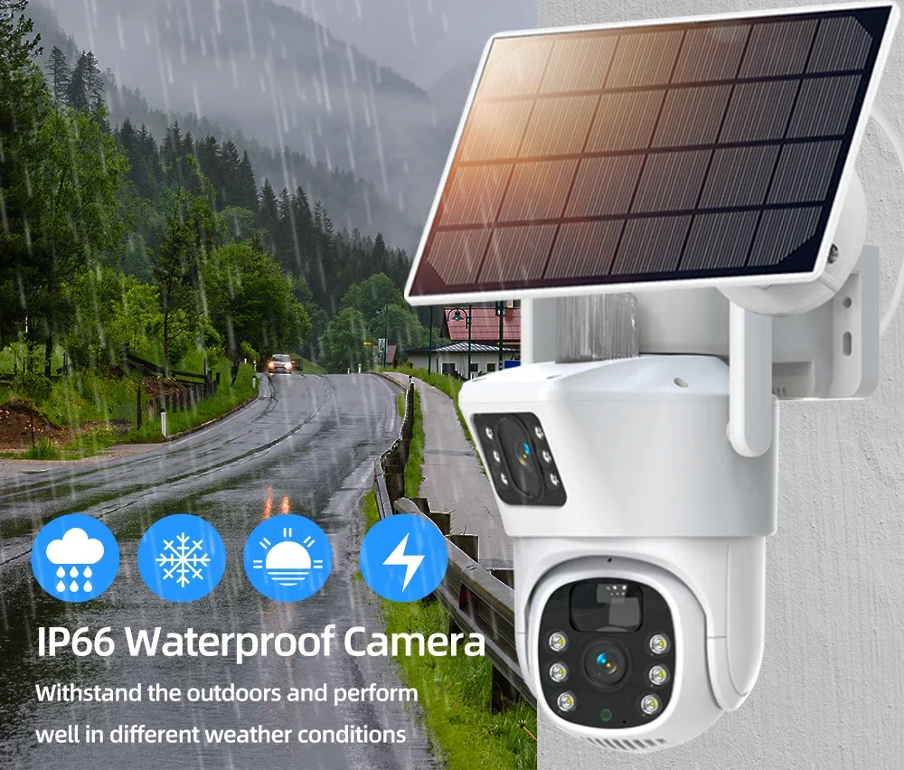 4K 8MP podwójny obiektyw Syste – Home Security Wifi Camera recenzja i cena
