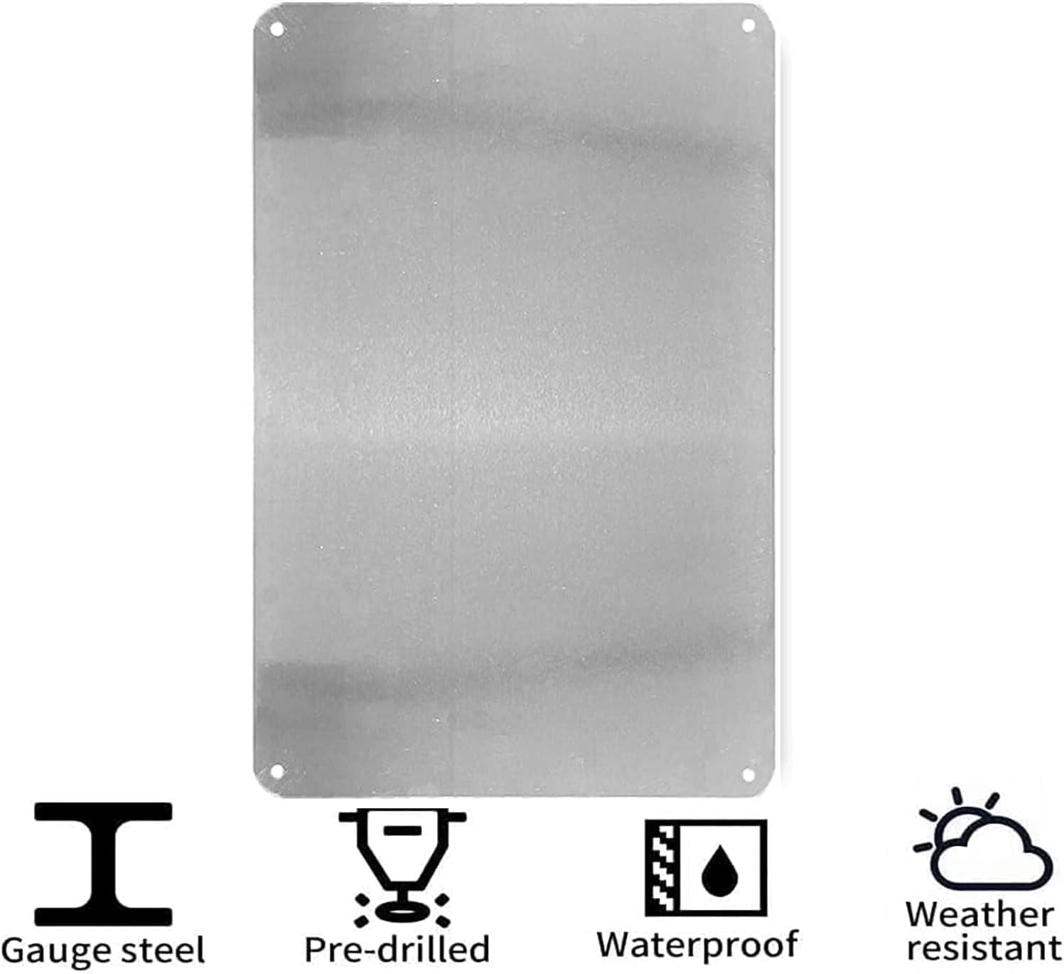 Tabliczka z metalu, chroniona  – Home Security Bars recenzja i cena