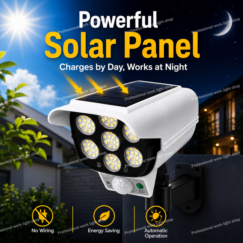 Lampa solarna LED z czujnikiem – Home Yard Security Cameras recenzja i cena