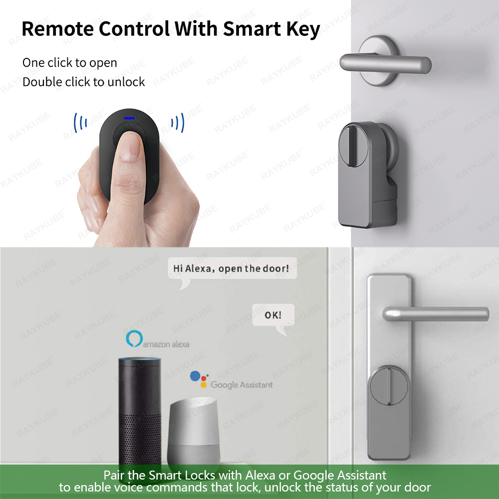 RAYKUBE A1 Pro Tuya BEL inteli – Home Security Door Lock recenzja i cena