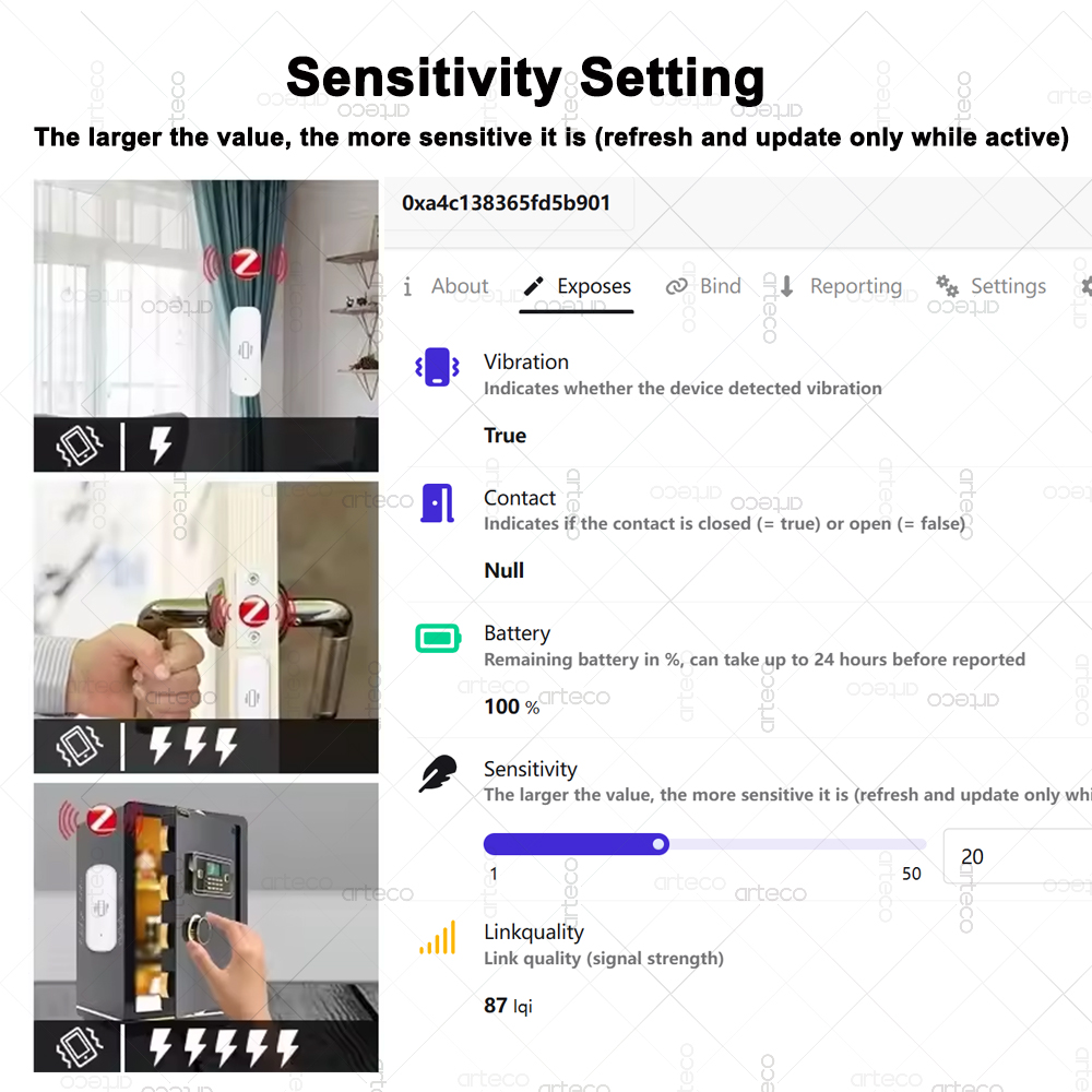 Inteligentny czujnik wibracji  – Home Security And Monitoring recenzja i cena