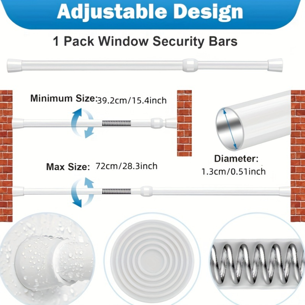 Regulowana metalowa blokada ok – Home Security Bars recenzja i cena