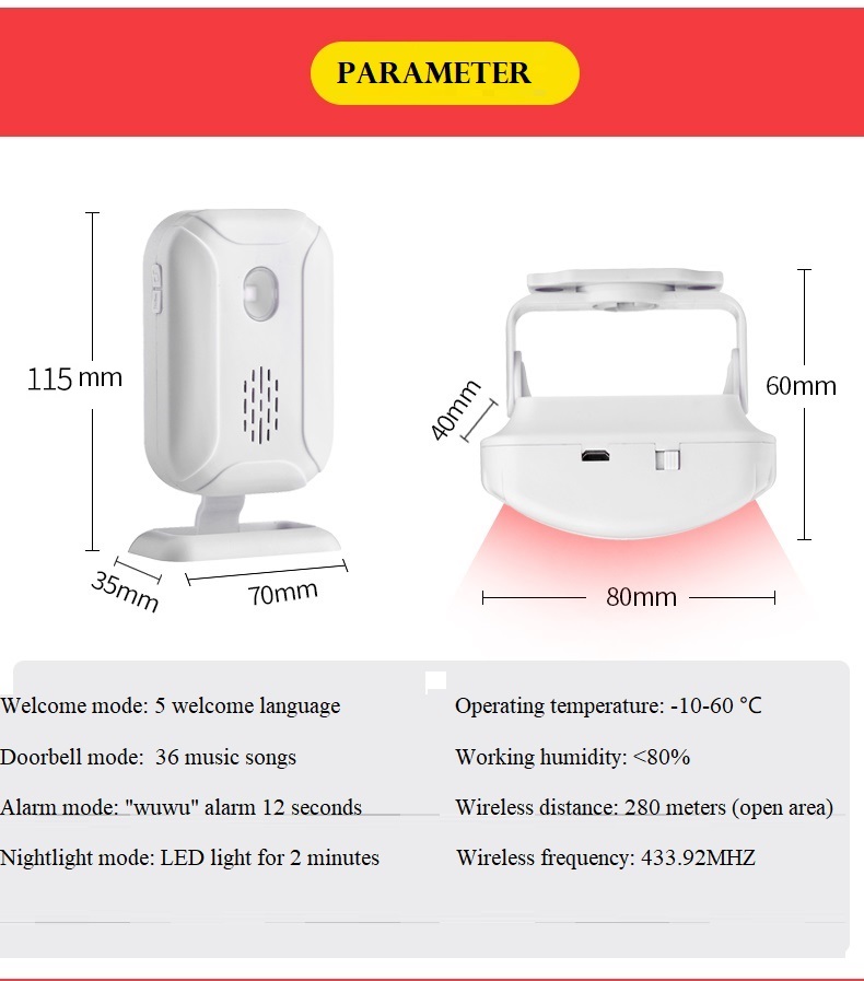 Darho Shop Store Bezpieczeństw – Home Security Bell recenzja i cena