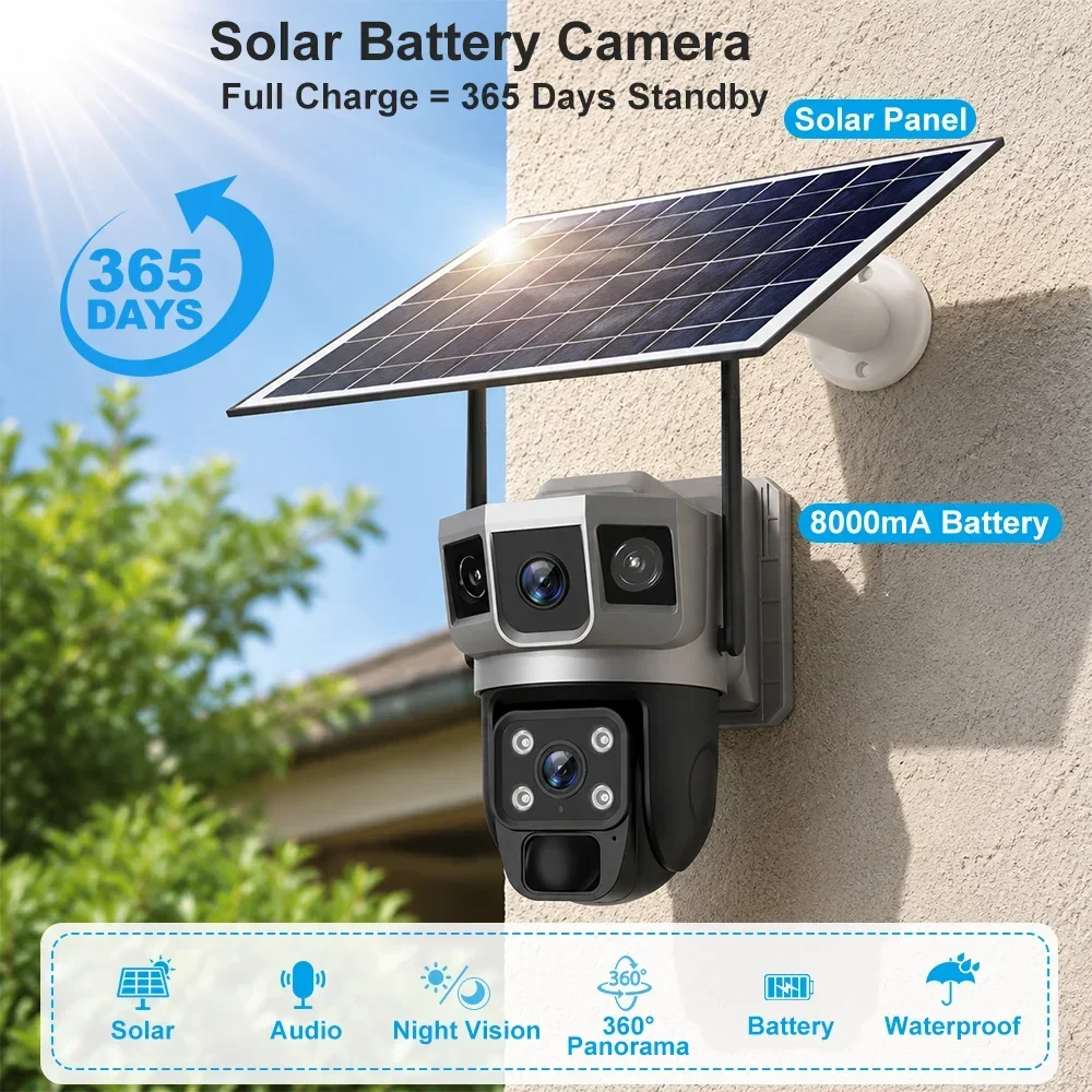 Kamera V380 4K z trzema ekrana – Home Security Ultimate recenzja i cena