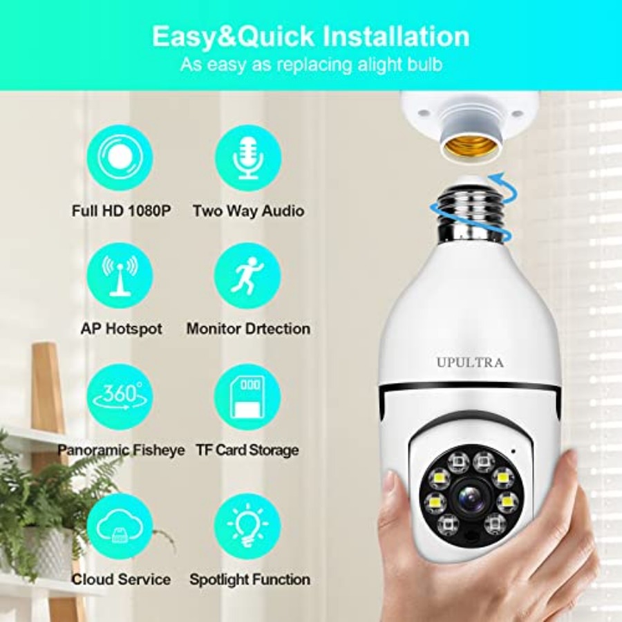Żarówka z kamerą bezprzewodową – Home Security Wireless recenzja i cena