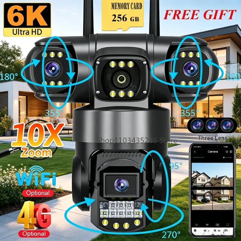 Kamera bezpieczeństwa 360° z 3 – Home Yard Security Cameras recenzja i cena