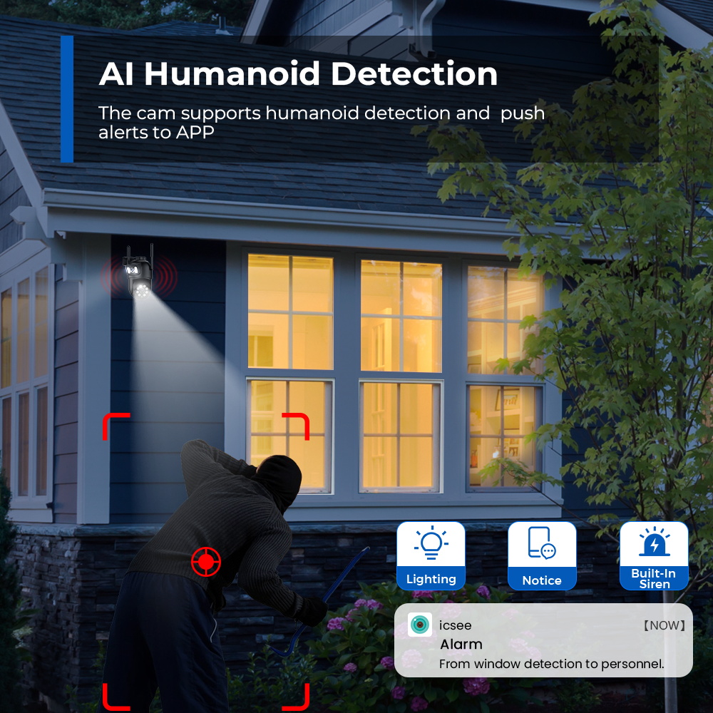 Zewnętrzna kamera bezpieczeńst – Home Yard Security Cameras recenzja i cena