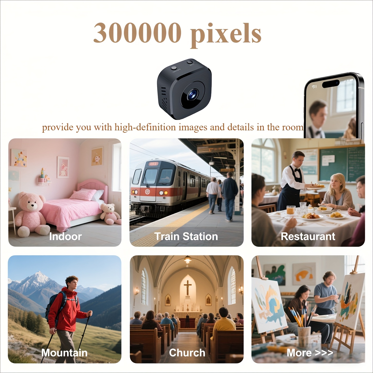 Miniaturowa kamera WiFi HD 108 – Home Security Wireless recenzja i cena