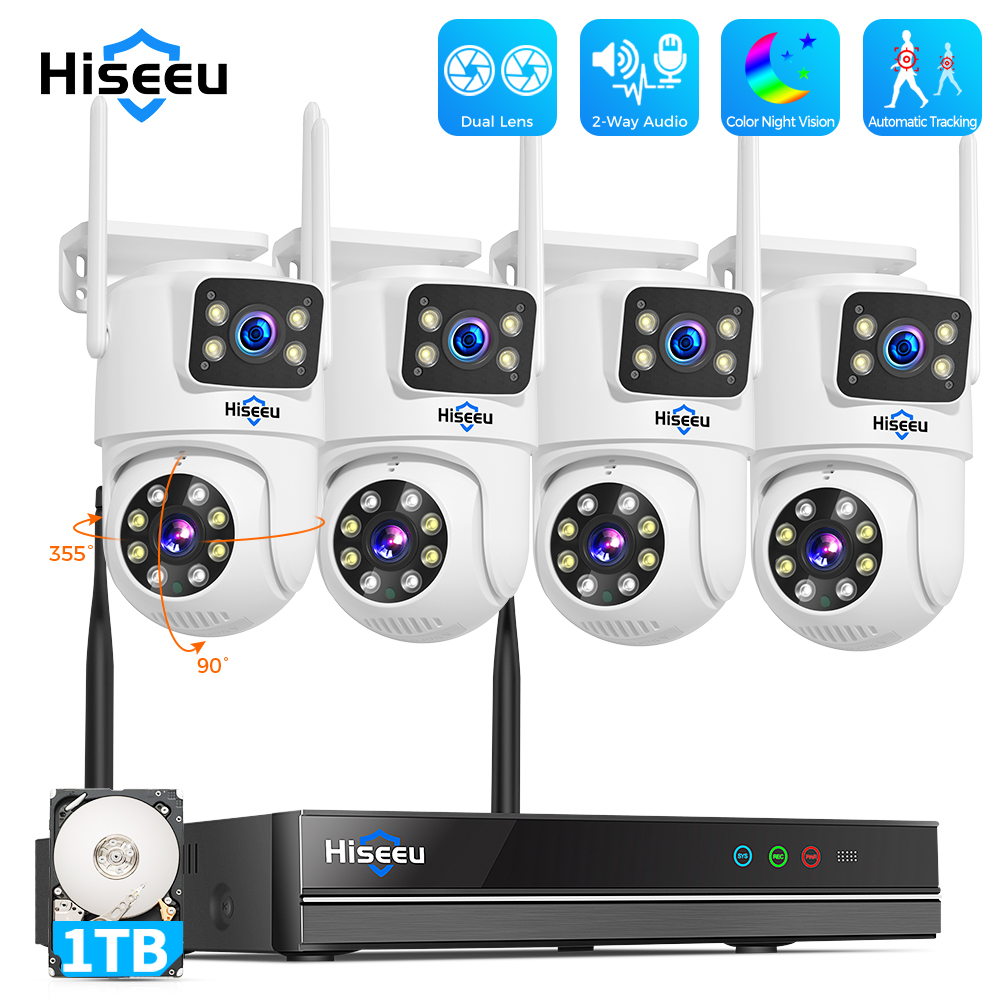 Zestaw systemu monitoringu His – Home Security Wifi Camera recenzja i cena