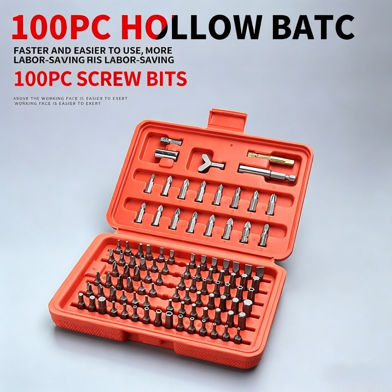 Zestaw 100 bitów do wkrętaka,  – Home Security Bars recenzja i cena