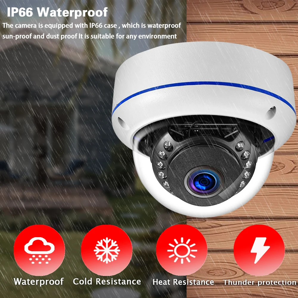 Kamera IP Tuya 5MP POE Dome ze – Home Yard Security Cameras recenzja i cena