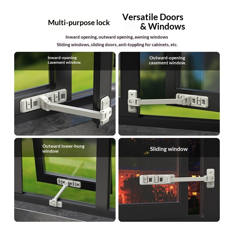 Regulowany zamek zabezpieczają – Home Security Door Lock recenzja i cena