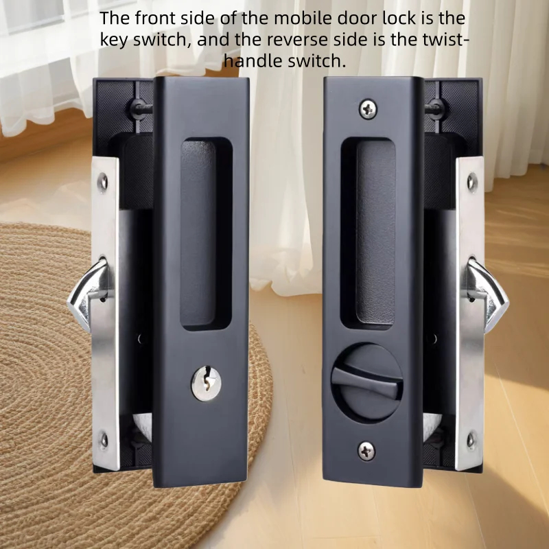 Wytrzymały czarny zamek hakowy – Home Security Door Lock recenzja i cena