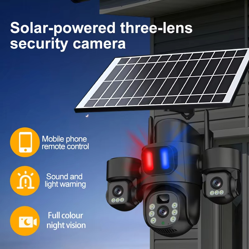 Zewnętrzna kamera solarna PTZ  – Home Security Wifi Camera recenzja i cena