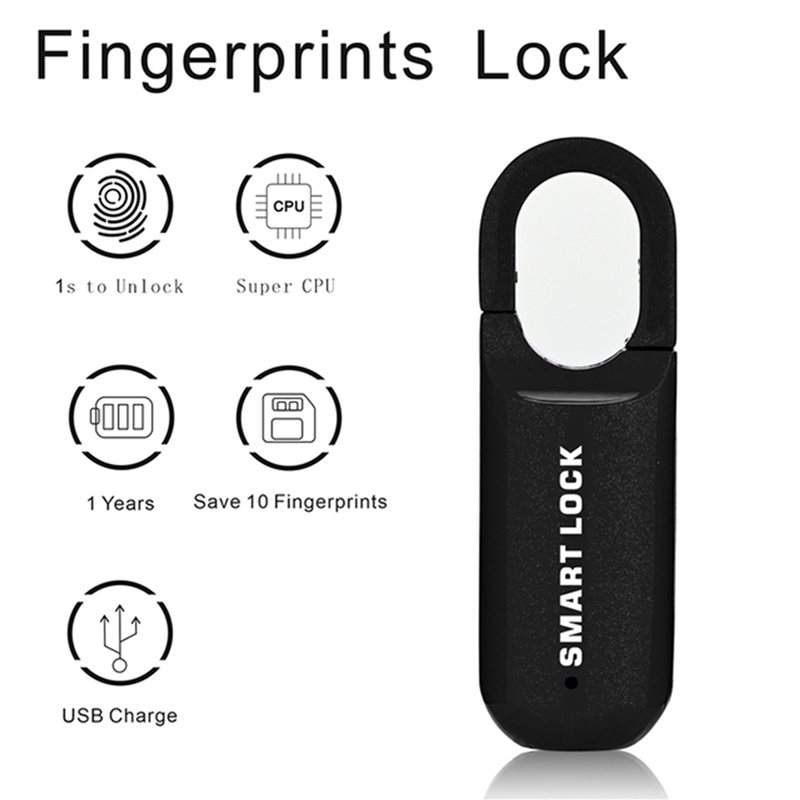 BAAE 2X Zamek na odcisk palca  – Home Security Door Lock recenzja i cena