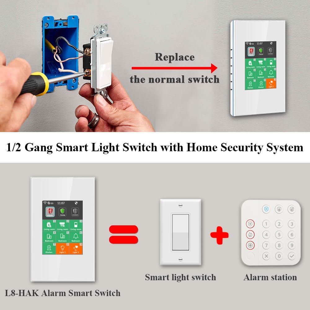 Lanbon LCD Smart Switch 433mhz – Home Security Uk recenzja i cena